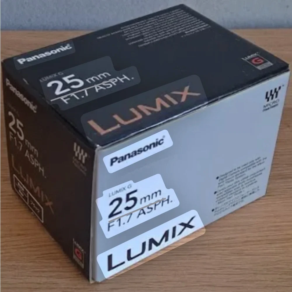 Panasonic Lumix G 25mm F1.7 Lens - Black